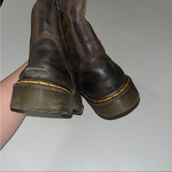 Doc Marten 2295 EXTRA WIDE LEATHER SLIP ON WORK BOOTS Volcano Brown Men’s 10 (F) - Picture 8 of 10